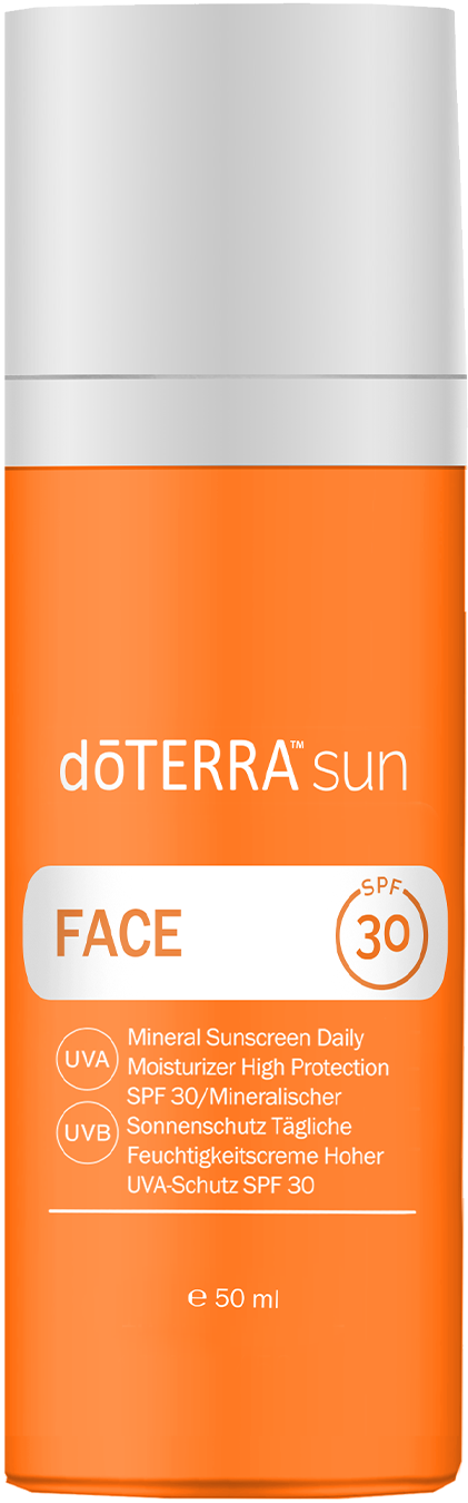 Doterra sun mindennapos ásványi fényvédő és hidratálókrém arcra